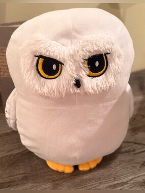 Harry Potter Hedwig Owl Plush Wizarding World White Snowy Owl 10”